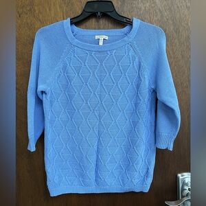 Croft & Barrow Women's Blue Sweater Sz XL